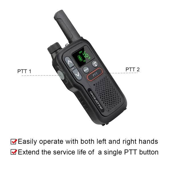2pcs/lot Baofeng BF-T18 PMR 446 FRS Licence Free Dual PTT USB Portable Two-way Radio - Image 2