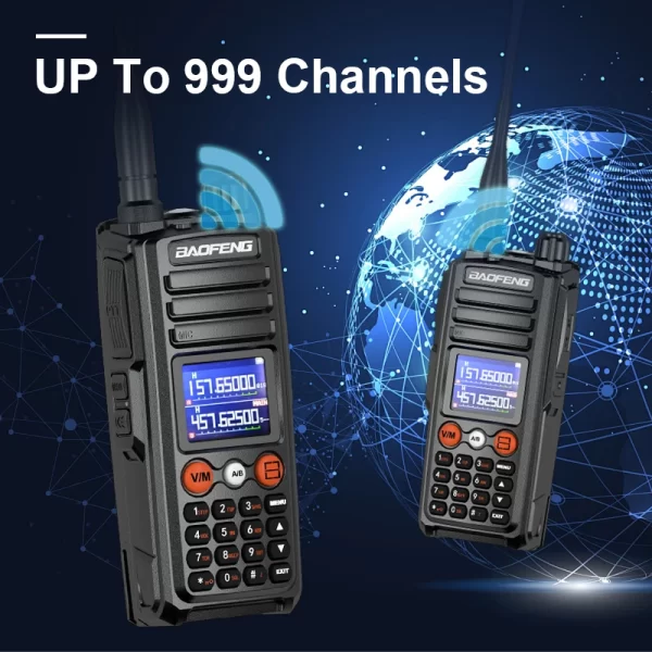 Baofeng UV-27 Pro Max Updated 13.5W Tri-band Walkie Talkie 999CH Wirless Copy Frequency NOAA Ham Two way Radio - Image 2