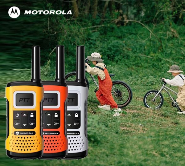 Motorola K6 Handheld Ham Radios Indoor Outdoor for Children Kids Gifts Present - Image 2