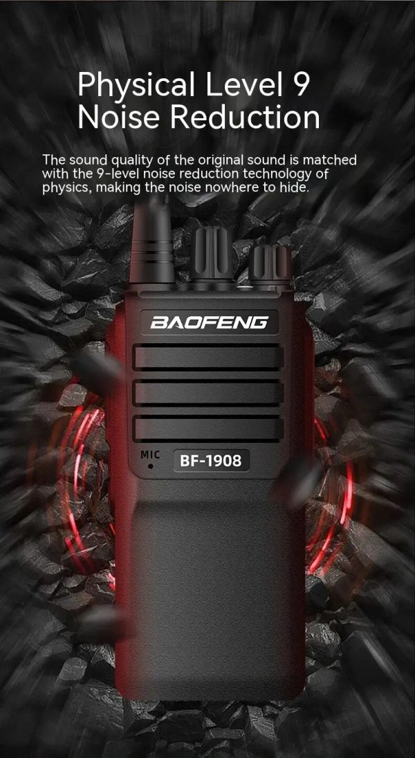 Baofeng BF 1908 Portable 8W 2km-15km Professional 2 ways Radios - Image 5
