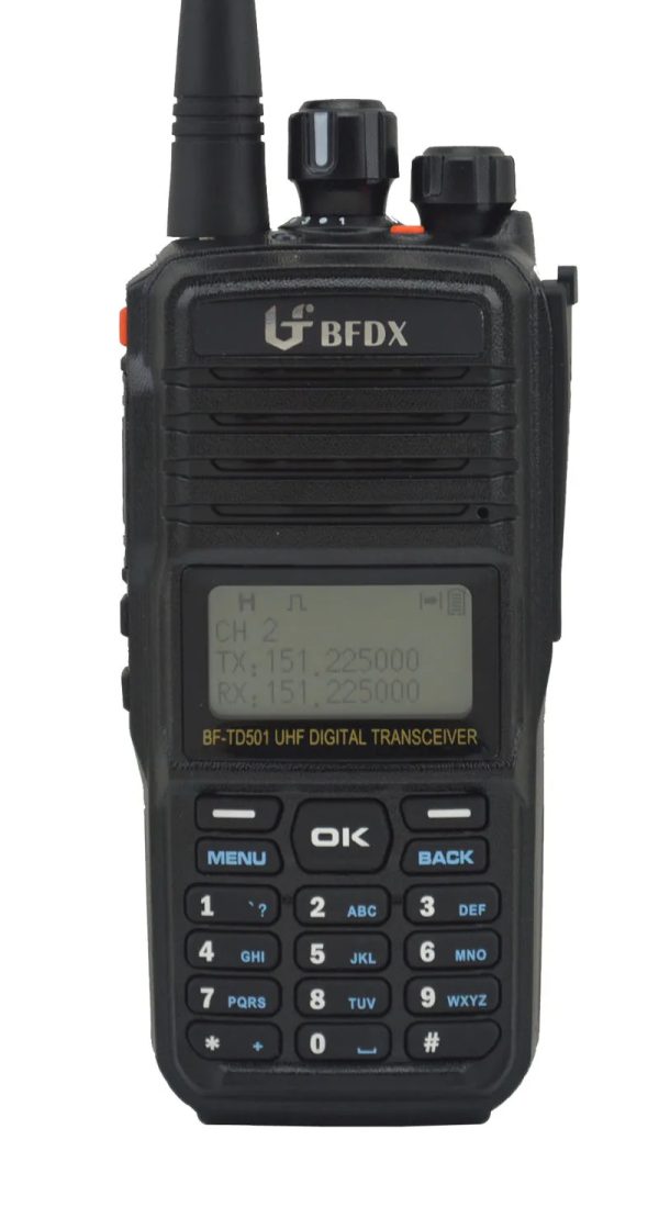 BFDX BF-TD501 UHF VHF DMR Digital Portable Transceiver with Keypads - Image 5
