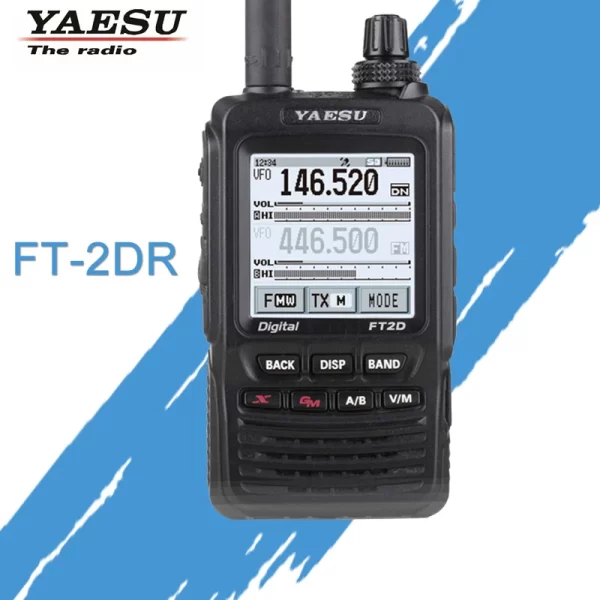 YAESU FT2DR C4FM 144/430 MHz Dual Band Digital DMR Radio with 1.7' Touch Screen Display