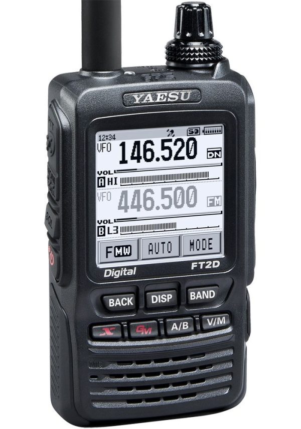 YAESU FT2DR C4FM 144/430 MHz Dual Band Digital DMR Radio with 1.7' Touch Screen Display - Image 3