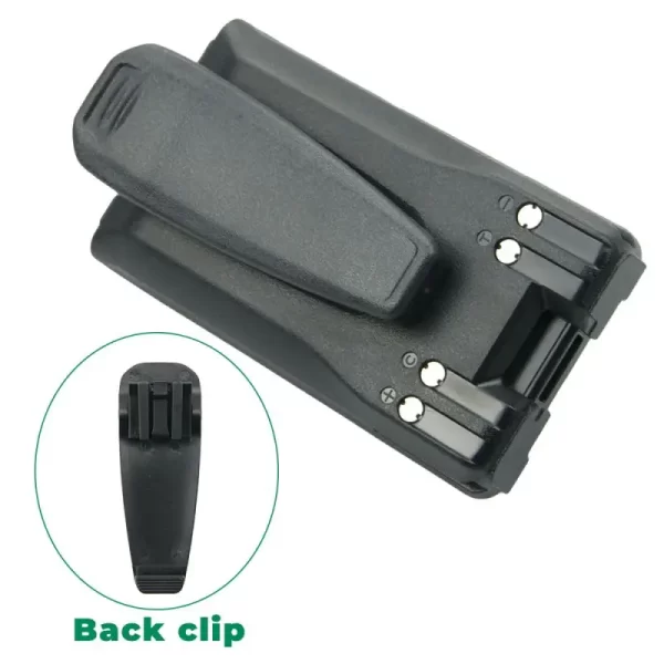 BP-298 Li-ion Battery with Belt Clips for  Icom IC-V86 Two Way Radio - Image 4