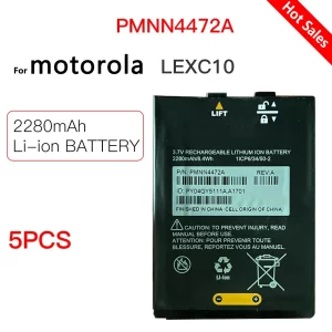 2280mAh LEX C10 walkie-talkie Rechargeable battery for Motorola LEXC10 PMNN4472A PA33GAB013A Z9867 3.7V thin batteria