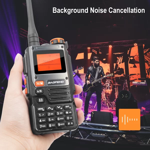 Baofeng UV-K61 Walkie Talkie AM FM Multi-band NoAA Noise Cancel Wireless Frequency Copy VOX FM Radio 2600mAh USB-C Battery with Headset - Image 2