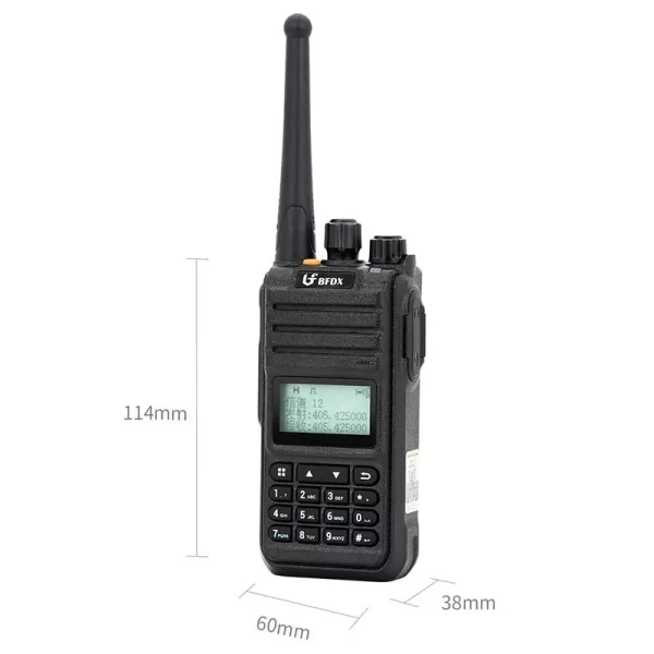 BFDX BF-PD780 5W 5KM /BF-PD118 10KM Digital Walkie Talkie Handheld Transceiver IP68 Waterproof with LCD Screen - Image 4
