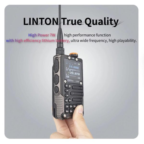 LINTON LT-9100 Portable Radio Wide Frequency Dual Band Aviation Maritime FM Shortwave Reception - Image 3