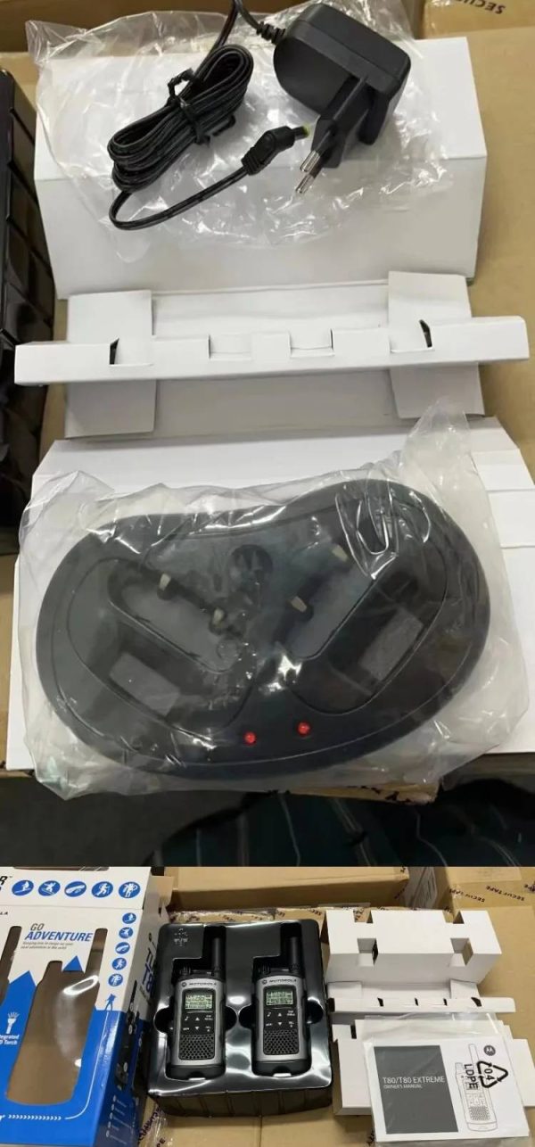 1 Pair Brand Original Motorola T80 Ham Two way Radio - Image 6