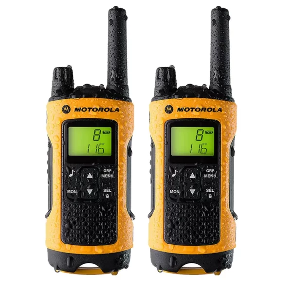 2PCS/Pair Motorola TLKR T80EX 10KM Public Walkie Talkie Waterproof  License-Free Residential Handheld Radio