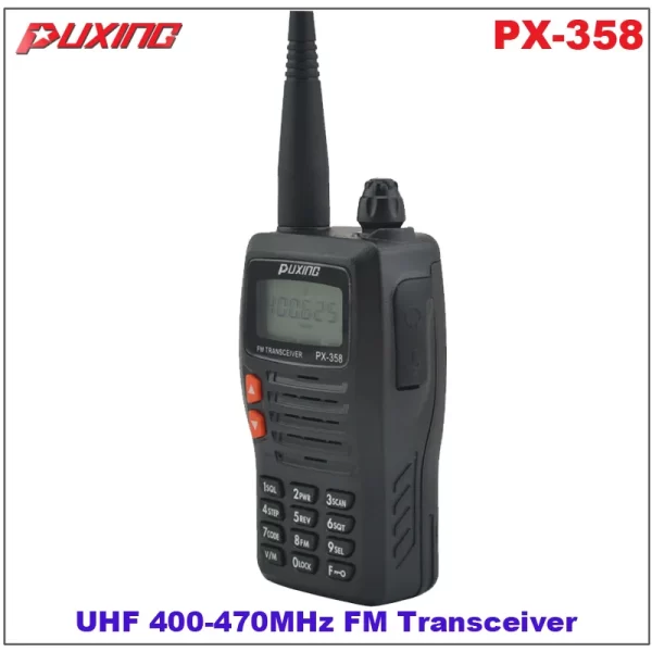Free Shipping Puxing PX-358 UHF Portable 2 ways Radio - Image 4