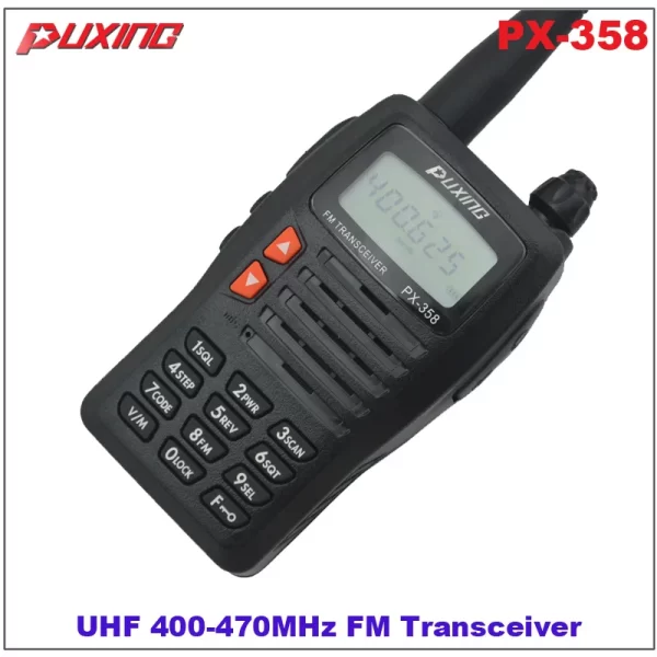Free Shipping Puxing PX-358 UHF Portable 2 ways Radio - Image 5