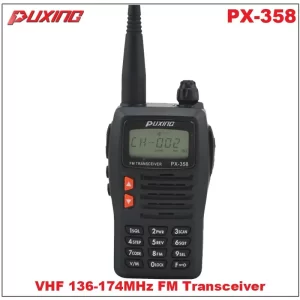 Free Shipping Puxing PX-358 VHF 136-174MHz Portable 2 ways Radio