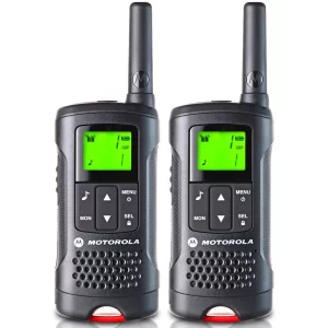 A pair Motorola TLKR T60 Portable Hotel Business Walkie Talkie License free