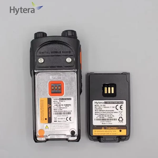 2PCS HYTERA  PD488 / PD480 / PD482 / PD485 / PD486   Pseudo Trunk Digital Two-way Radio Full-Keypad Long Range DMR Walkie Talkie Critical Message for SECURITY - Image 2