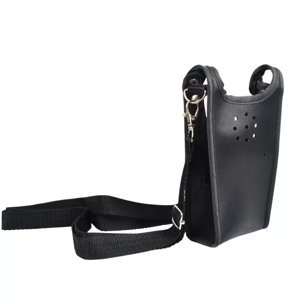 Handheld Walkie Talkie Leather Holster case Artificial Carry Pouch with Adjustable Strap for LEIXEN VV-25 NOTE 25W Ham Radio - Image 6