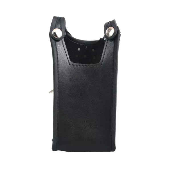 Walkie Talkie Carry Case Artificial Soft Leather Pouch with Adjustable Strap for Leixen UV-25D Portable Two Way Radio - Image 5