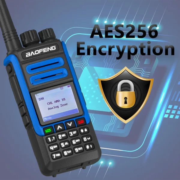 Baofeng DR-1802U Digital Walkie Talkie DMR AES256 Encryption 1024Channel UHF400-470MHz Single Band Digital Analog Long Range Radio - Image 3