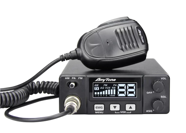 New Anytone AT-505Pro CB Car Radio 26.965-27.405MHz 4W 40Channels AM/FM/PA Scan Function ASQ/SQ/VOX Mobile Transceiver - Image 2