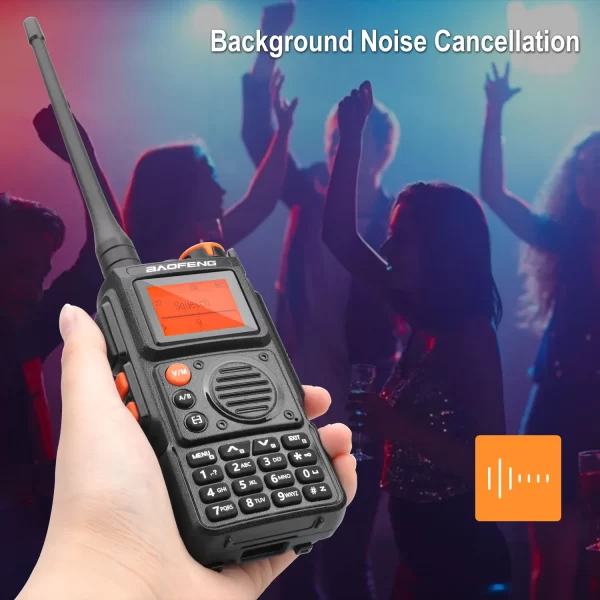Baofeng K6 Portable Radio 2M 70CM Air Band VHF UHF Dual Wait Multi-Band Wireless Frequency Copy Noise Cancellation 999Ch FM - Image 3