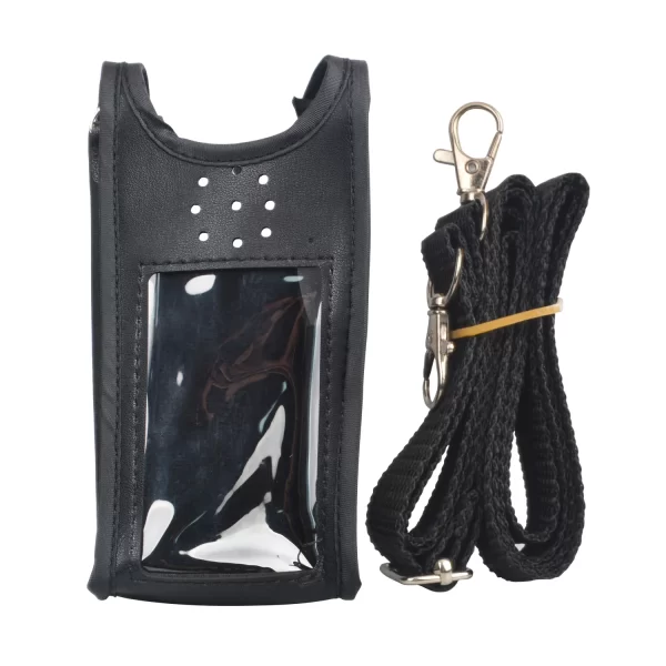 Walkie Talkie Carry Case Artificial Soft Leather Pouch with Adjustable Strap for Leixen UV-25D Portable Two Way Radio - Image 6