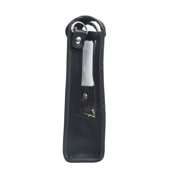 Walkie Talkie Carry Case Artificial Soft Leather Pouch with Adjustable Strap for Leixen UV-25D Portable Two Way Radio - Image 4