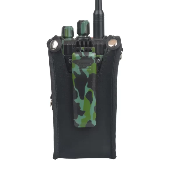 Handheld Walkie Talkie Leather Holster case Artificial Carry Pouch with Adjustable Strap for LEIXEN VV-25 NOTE 25W Ham Radio - Image 2