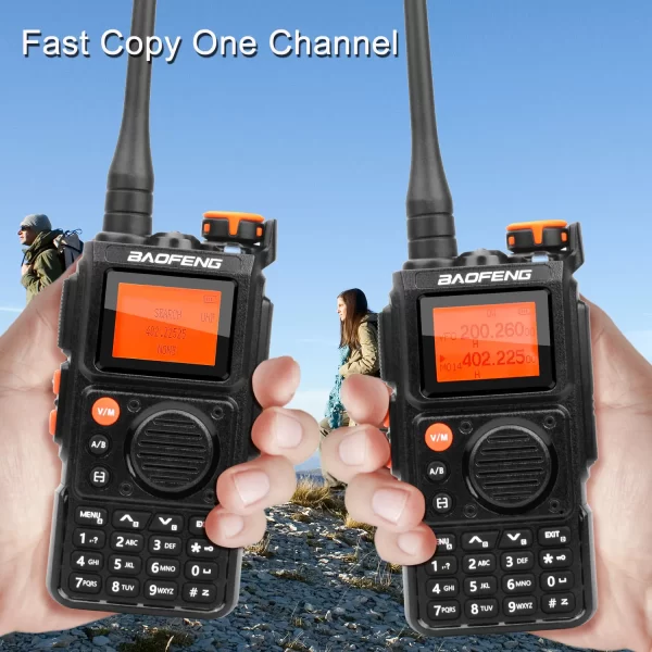 Baofeng K6 Portable Radio 2M 70CM Air Band VHF UHF Dual Wait Multi-Band Wireless Frequency Copy Noise Cancellation 999Ch FM - Image 4