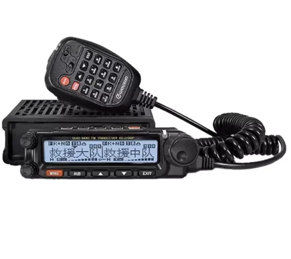 WOUXUN KG-UV980P 50W Quad Band VHF & UHF Air Band Receiving Cross Band Repeater Car Walkie Talkie