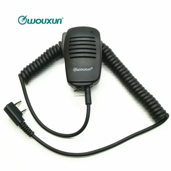 WOUXUN Hand PTT Microphone for KG-UVD1P UV6D 8D Plus KG9D BaofengHYT Puxing Kenwood Portable Radio