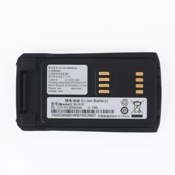 10pcs/lot Battery Replacement 3000mAh 3.7V 11.1Wh Replacement Lithium-Ion Battery for BLN-5i for EADS Airbus Cassidian TH9 THR9 THR9i THR9+ Tetra Radio Replacement for BLN-6 BLN-6L - Image 2