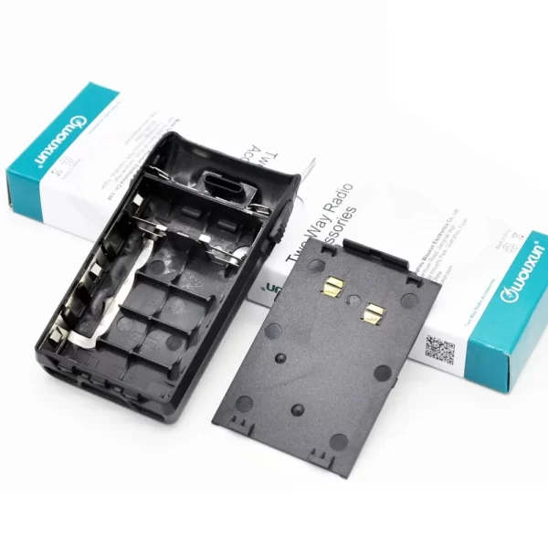Original Wouxun 5*AA Battery Shell Case Belt Clip for KG-UVD1P UV6D UV5D UV3D KG-669 679 689 Plus KG-703 Walkie Talkie - Image 2