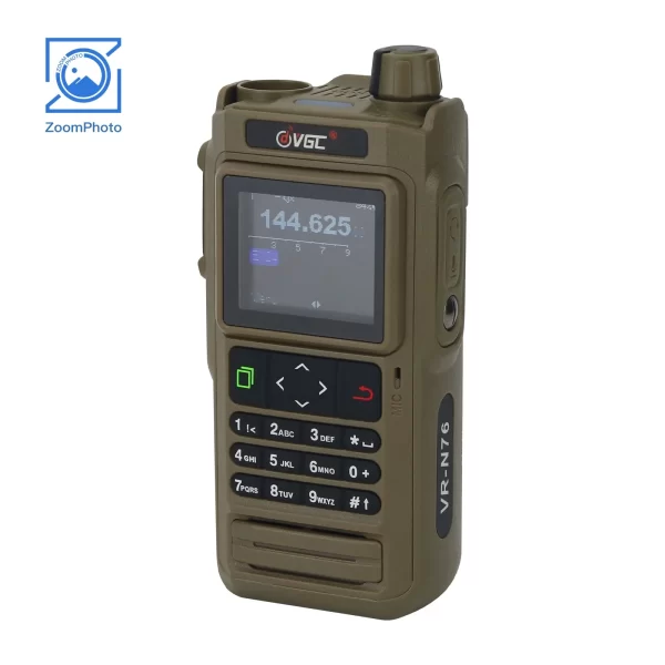 VR-N76 Portable Handheld Walkie Talkie UV Dualband IP67 Waterproof Outdoor Radio Bluetooth GPS Positioning - Image 4