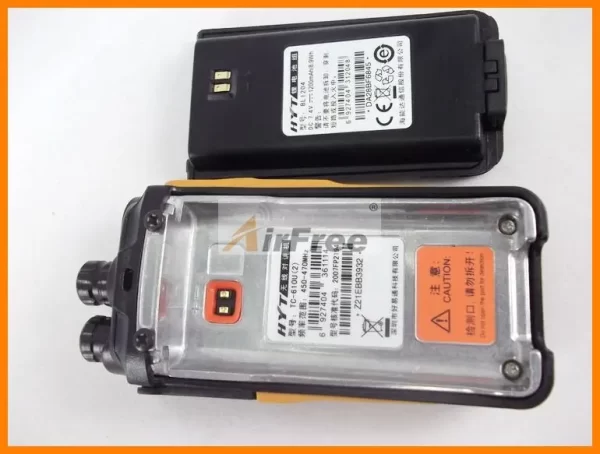 HYT TC-610 5W Portable Two Way Radio 1200mAH standard battery portable two way radio - Image 3