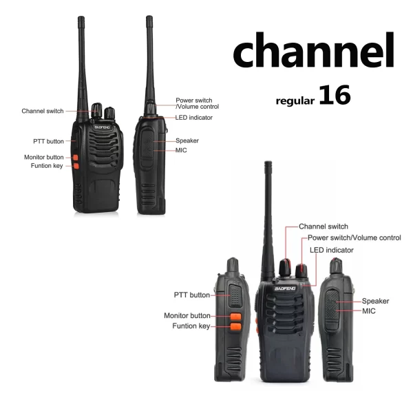 10pcs/Lot Wholesale Baofeng BF-888S Portable 2-ways Radio - Image 4