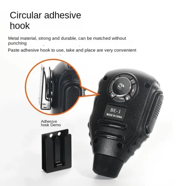 Hongkaide BE-1 Wireless Bluetooth Hand Microphone Speaker Suitable for DM9100 Car Walkie-talkie - Image 4