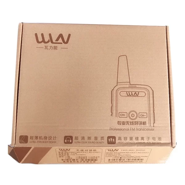 2PCS/Lot WLN KD-C50 MINI Handheld Transceiver KDC50 UHF Mini Two Way Radio Ham Communicator Radio Station 10KM 5W Walkie Talkie - Image 5