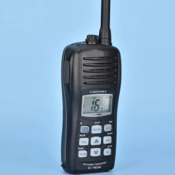 Icom IC-M34 VHF MARINE TRANSCEIVER Marine Float Submersible Radio - Image 3