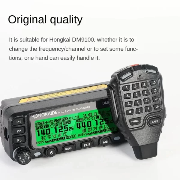Hongkaide BE-1 Wireless Bluetooth Hand Microphone Speaker Suitable for DM9100 Car Walkie-talkie - Image 3