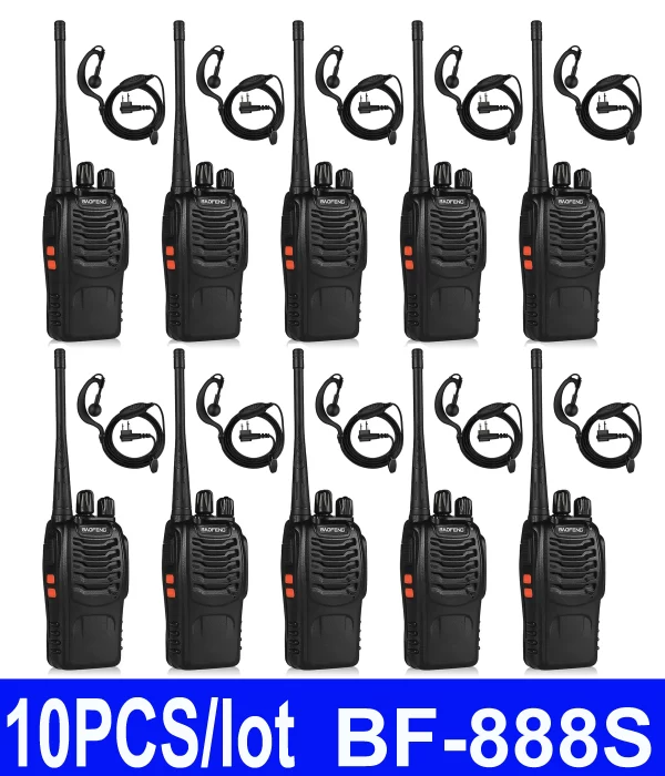 10pcs/Lot Wholesale Baofeng BF-888S Portable 2-ways Radio