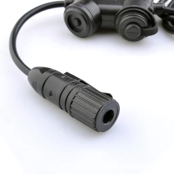 U94 Double PTT Key Cable Plug Adapter for Kenwood Yaesu Motorola ICOM HAM Two Way Radio Tactical Earpiece Headphone - Image 4