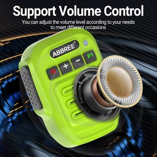ABBREE Walkie Talkie Bluetooth Wireless Speaker Mic For Baofeng UV-5R UV-5RH UV-21 PRO V2 Quansheng UV-K5 (8) UV-K6 Ham Radio - Image 5