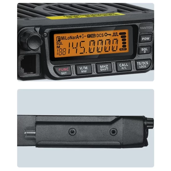 MobileVHF 60W UHF 45W Amateur Mobile Radio Base Stations With Scrambler (YANTON TM-8600) - Image 4