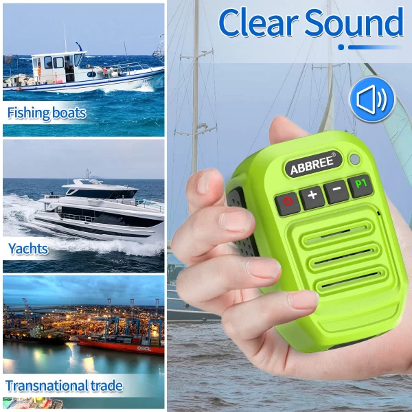 ABBREE Walkie Talkie Bluetooth Wireless Speaker Mic For Baofeng UV-5R UV-5RH UV-21 PRO V2 Quansheng UV-K5 (8) UV-K6 Ham Radio - Image 6