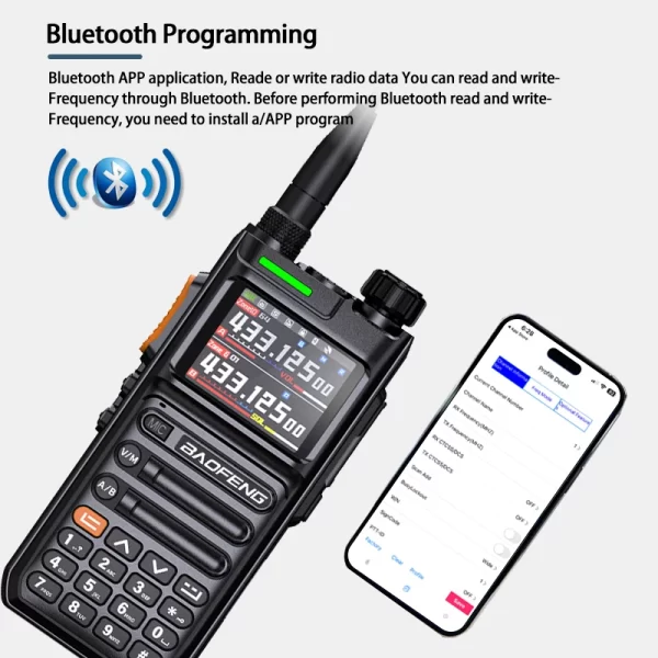 Baofeng UV26 GPS APSR Multi Band Bluetooth Programming Recording Wirless Copy Frequency Type-C Long Range Two Way Radio - Image 2