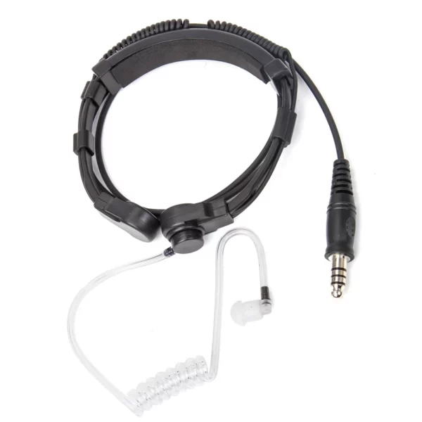 7.1mmFor Walkie Talkie Radio Telescopic Tactical Throat Vibration Mic Headphone Headset Accessories New High Quality