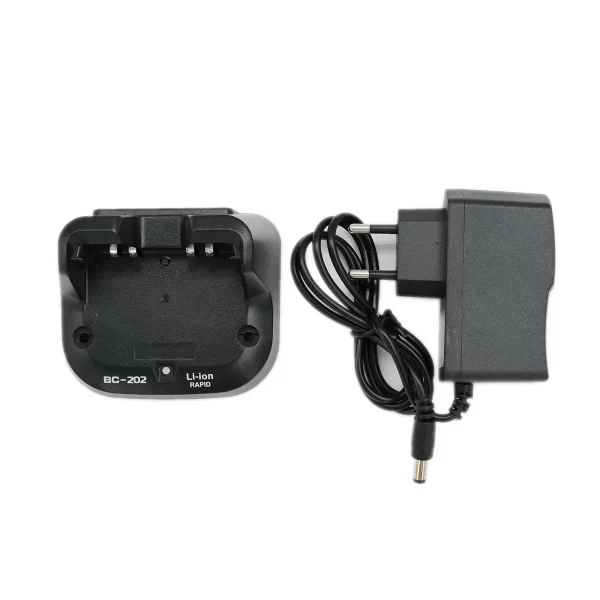 BC202 Desktop Rapid Charger Tray & AC Plug Adapter for BP271 BP272 BP307 ID-31A ID-31E ID-51A ID51E HAM Radio Charge Accessory - Image 5