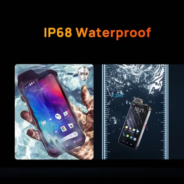 UNIWA W999 ATEX Rugged 4G Zello Realptt Phone Explosion-proof  6.3 inch FHD LCD 8GB 128GB Andriod 11 IP68 Waterproof 5000mAh NFC Cellphone - Image 4