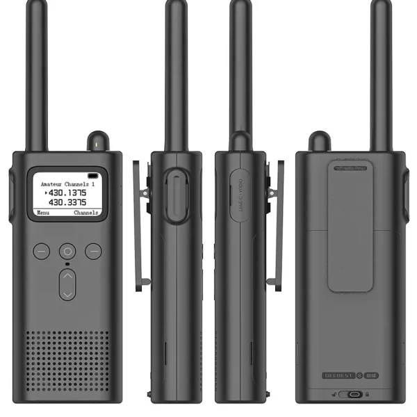 2025 new A218 Pro FM FRS GMRS Thin Mini uhf ham radio 1.6-inch LCD VOX support APP writing bluetooth headphone for Xiaomi mijia wallkie talkie - Image 6