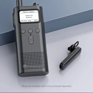 2025 new A218 Pro FM FRS GMRS Thin Mini uhf ham radio 1.6-inch LCD VOX support APP writing bluetooth headphone for Xiaomi mijia wallkie talkie